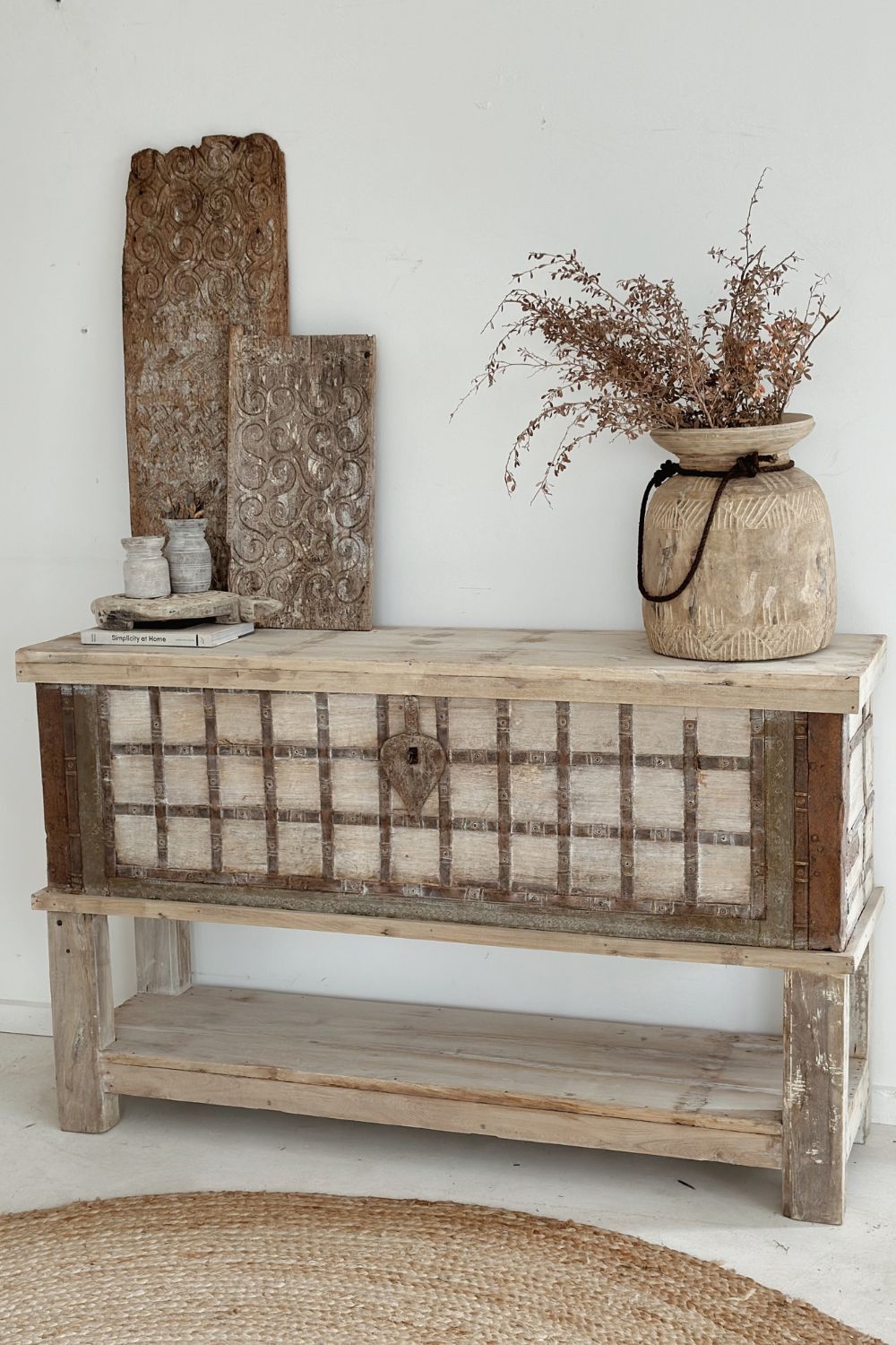 Embracing Timeless Elegance: Modern Bohemian Vintage Indian Consoles