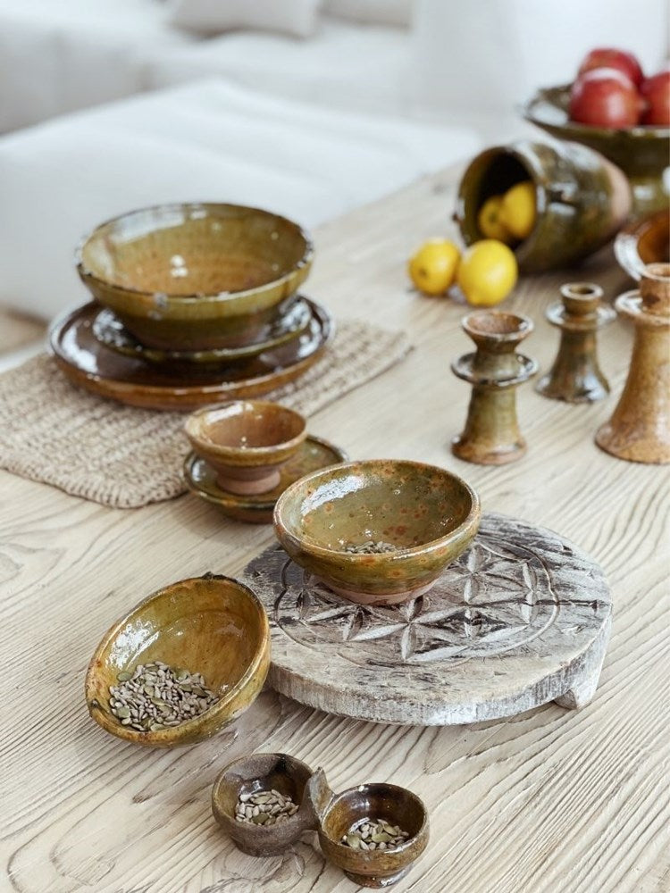 Tamegroute Small Plate | Yellow - Barefoot Gypsy Homewares