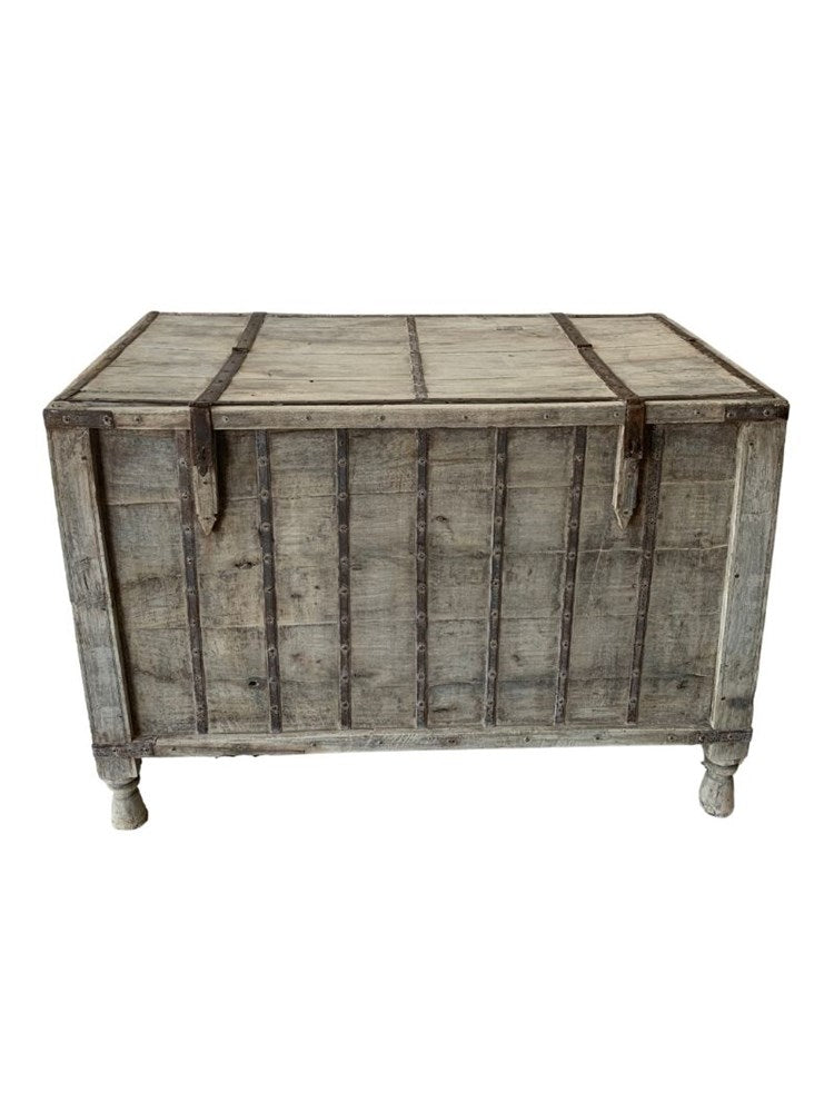 Vintage Indian Pitara Trunk - 02 - Barefoot Gypsy Homewares