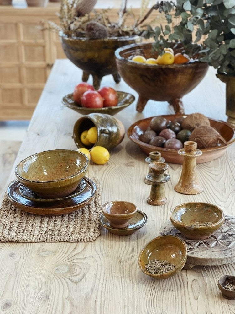 Tamegroute Dinner Plate | Yellow - Barefoot Gypsy Homewares