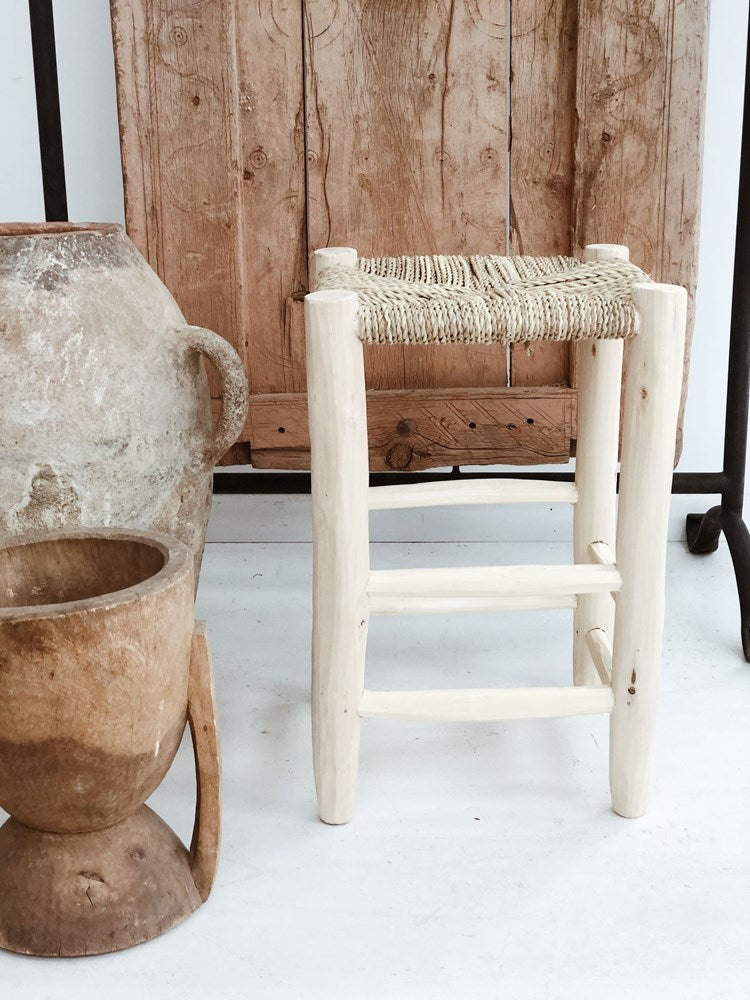 Moroccan Palm Stool - Barefoot Gypsy Homewares