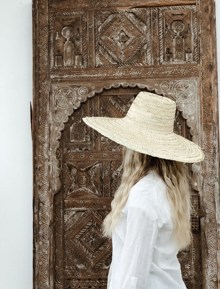 Nahla Hat Plain - Barefoot Gypsy Homewares