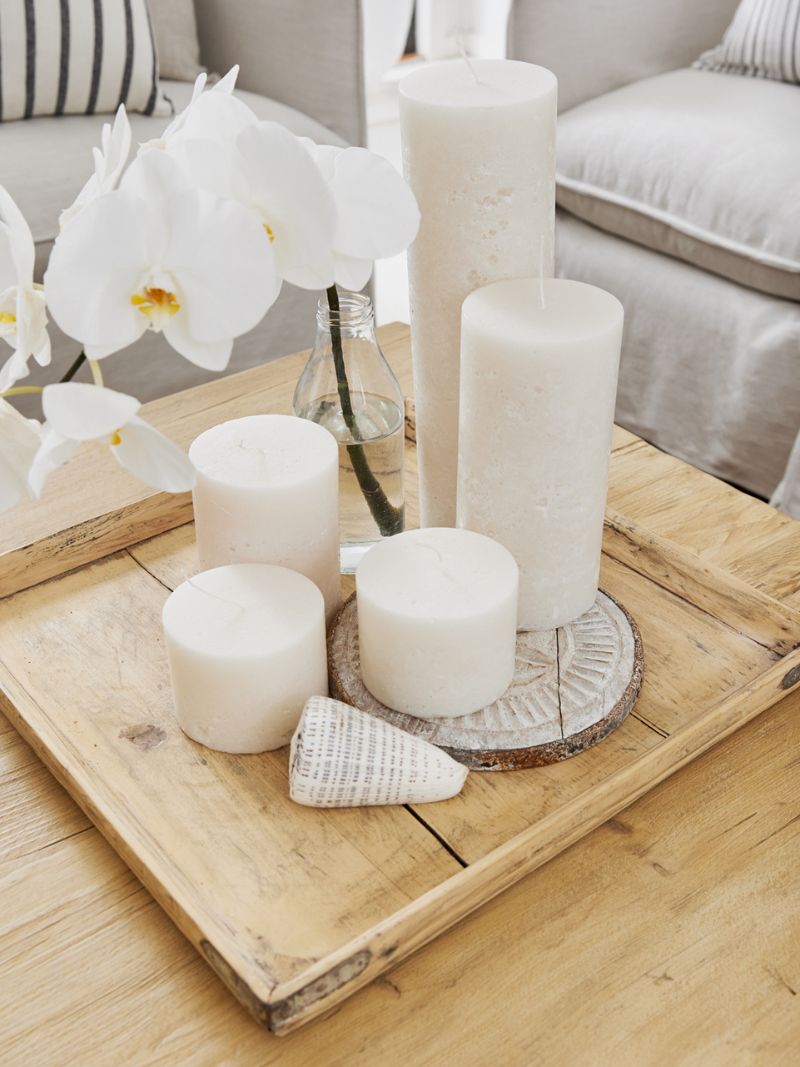 Chapel Candle - Ivory - Barefoot Gypsy Homewares