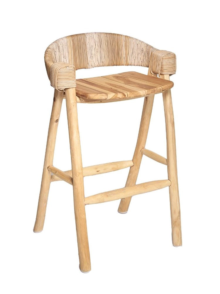 Enoha Bar Stool - Barefoot Gypsy Homewares