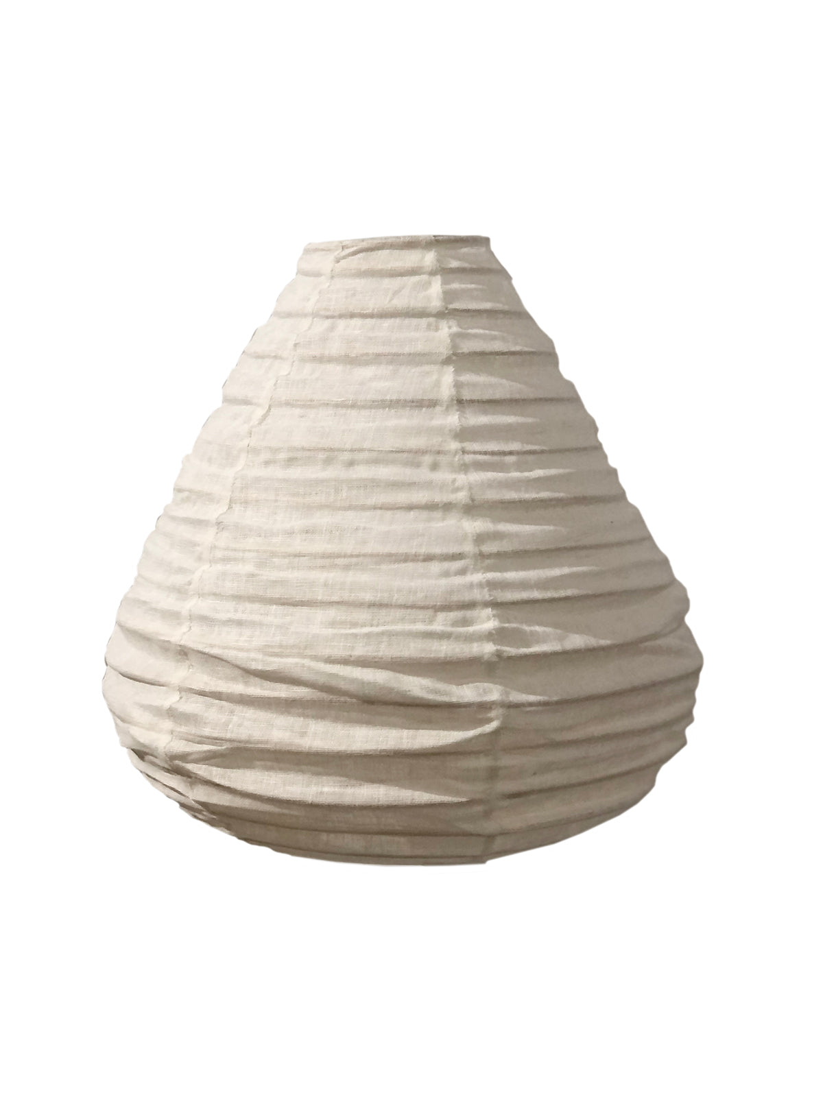 Fabric Lantern Pendant -White - Barefoot Gypsy Homewares
