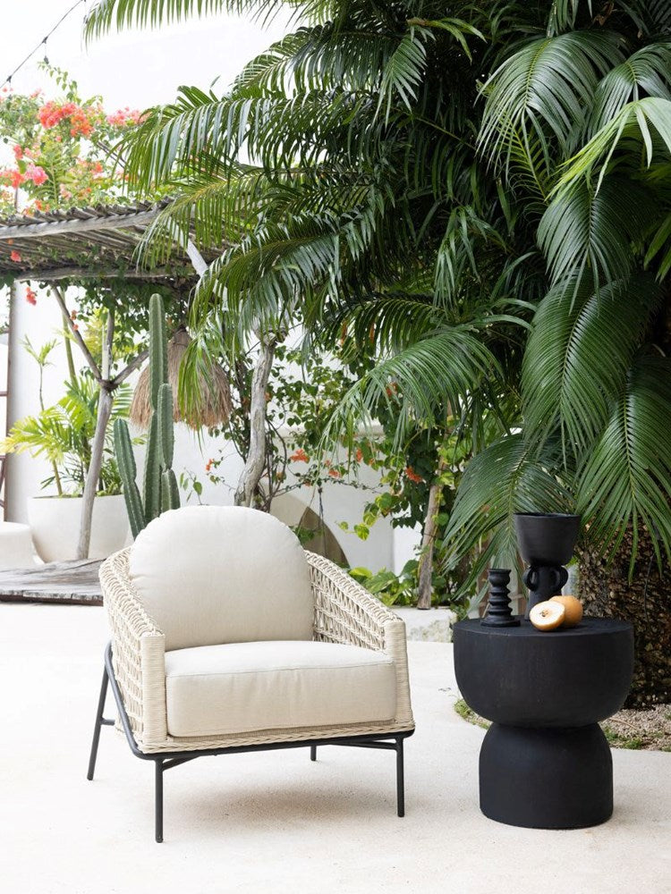 Luni Side Table | Black - Barefoot Gypsy Homewares