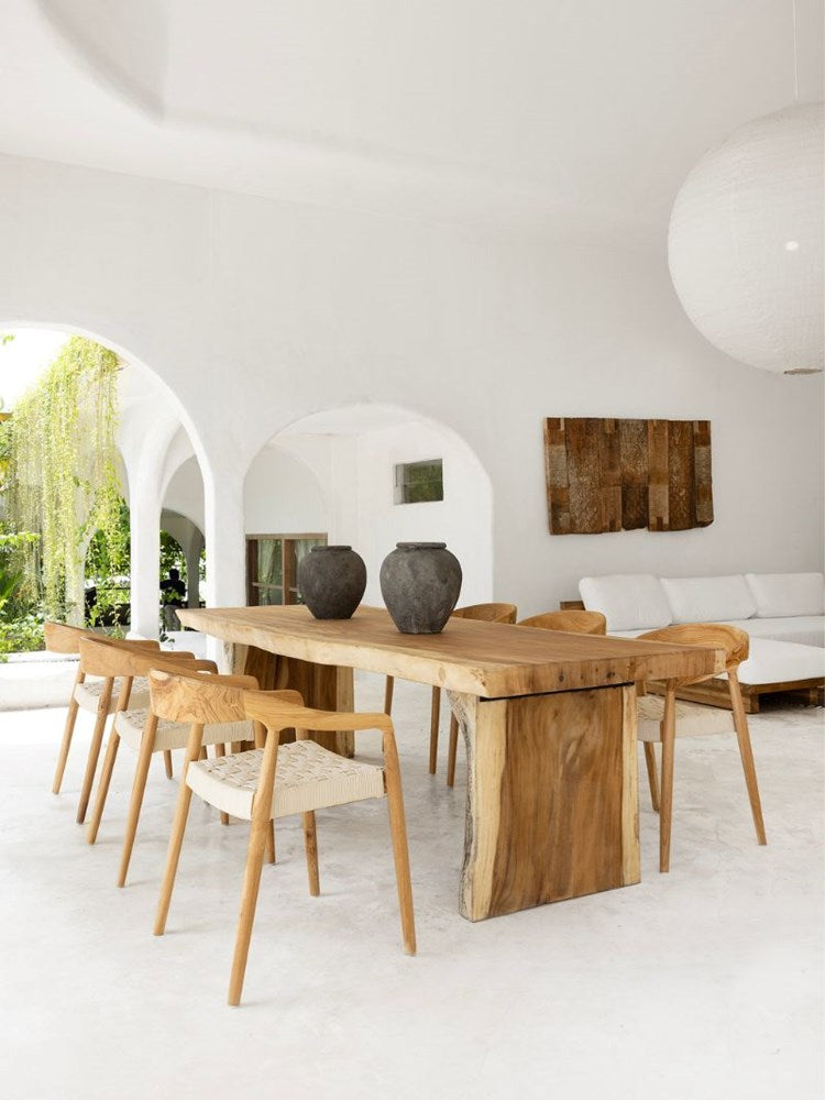 Tahini Dining Chair | Natural - Barefoot Gypsy Homewares