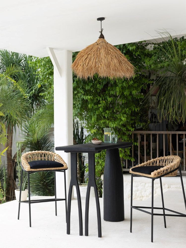 Sefina High Table | Black - Barefoot Gypsy Homewares