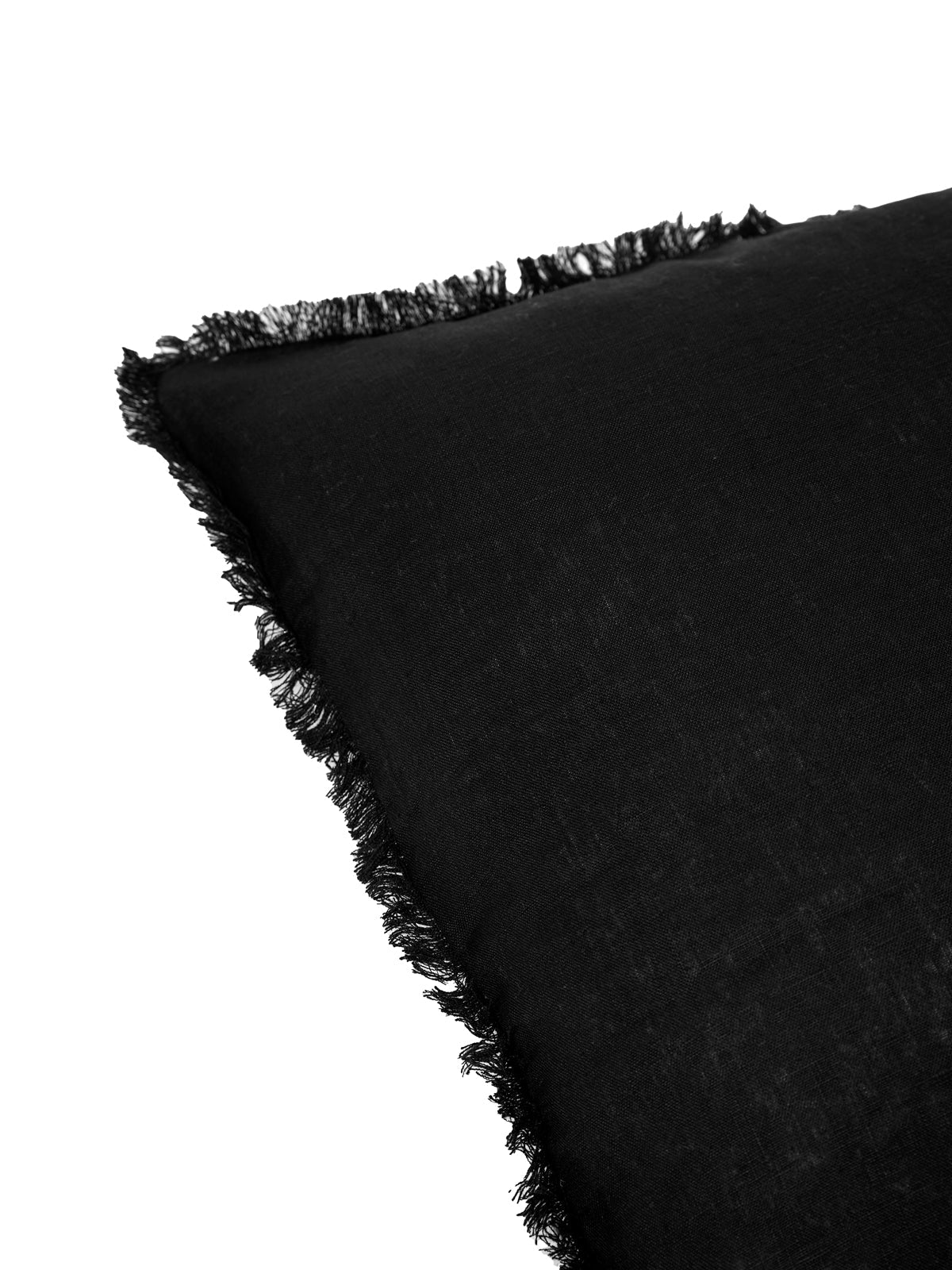 Sama | 50cm Fringe Cushion - Ink - Barefoot Gypsy Homewares