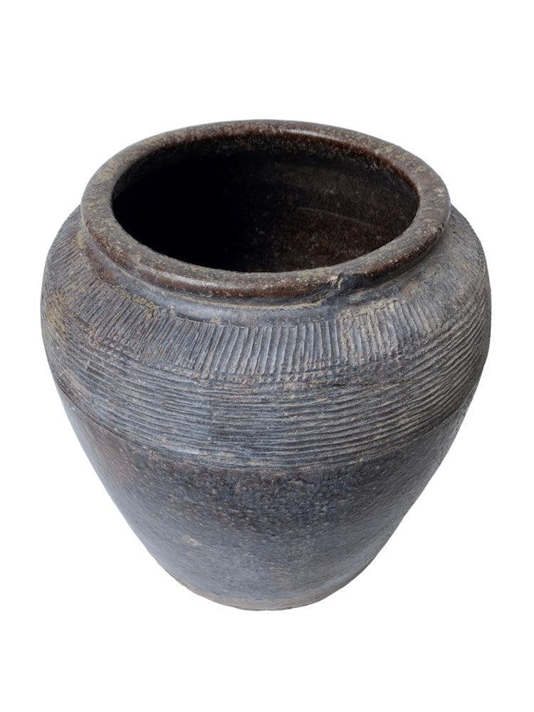 Old Ceramic Pot | Large - Barefoot Gypsy Homewares