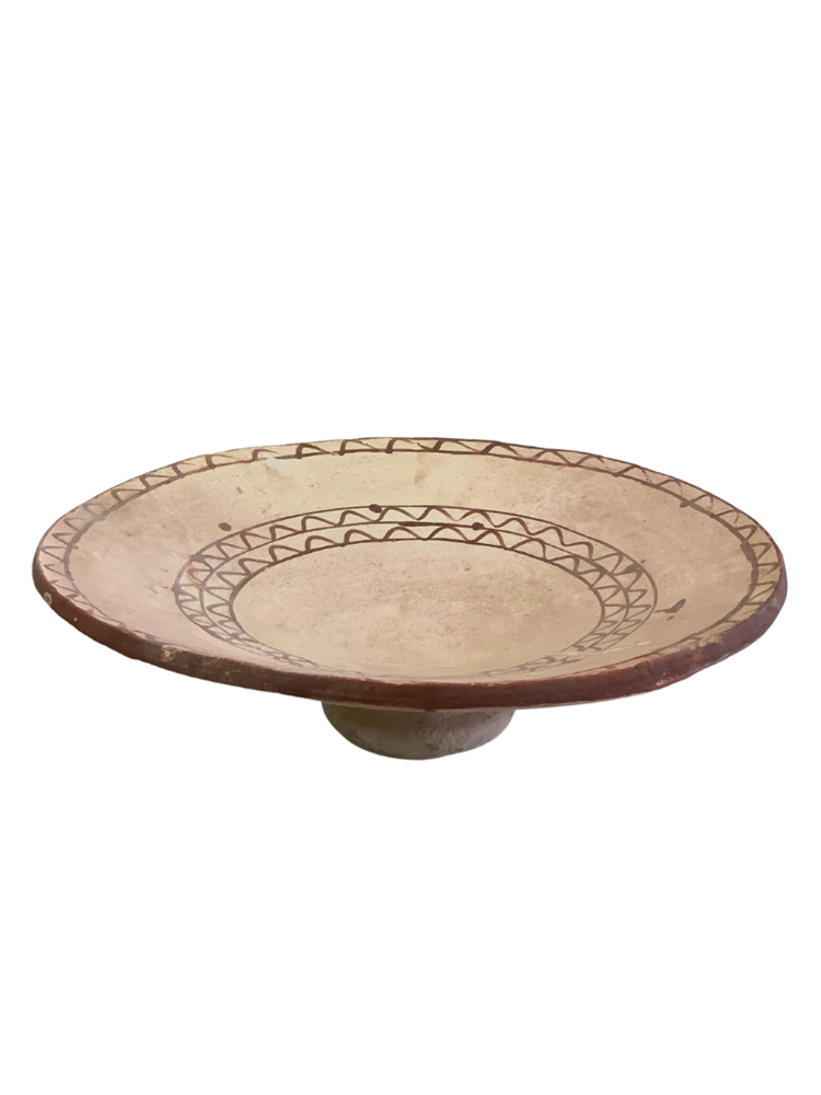 Moroccan Rif Plate - Medium - Barefoot Gypsy Homewares