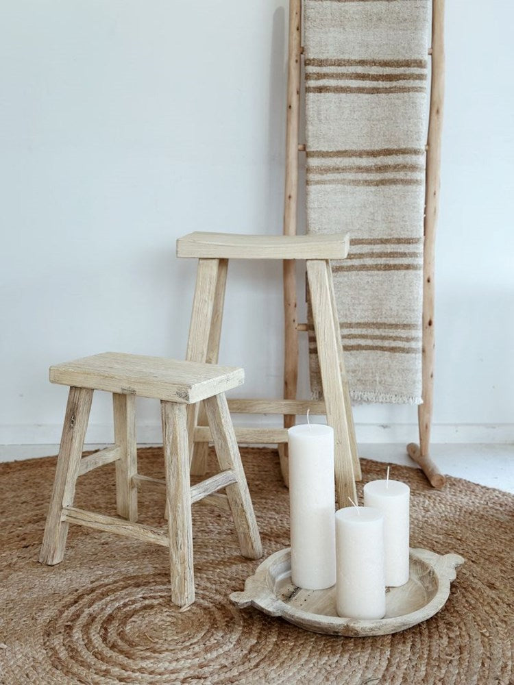 Aisha | Elm Bar Stool - Barefoot Gypsy Homewares
