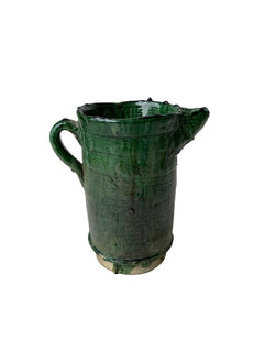 Tamegroute Jug | Green - Barefoot Gypsy Homewares