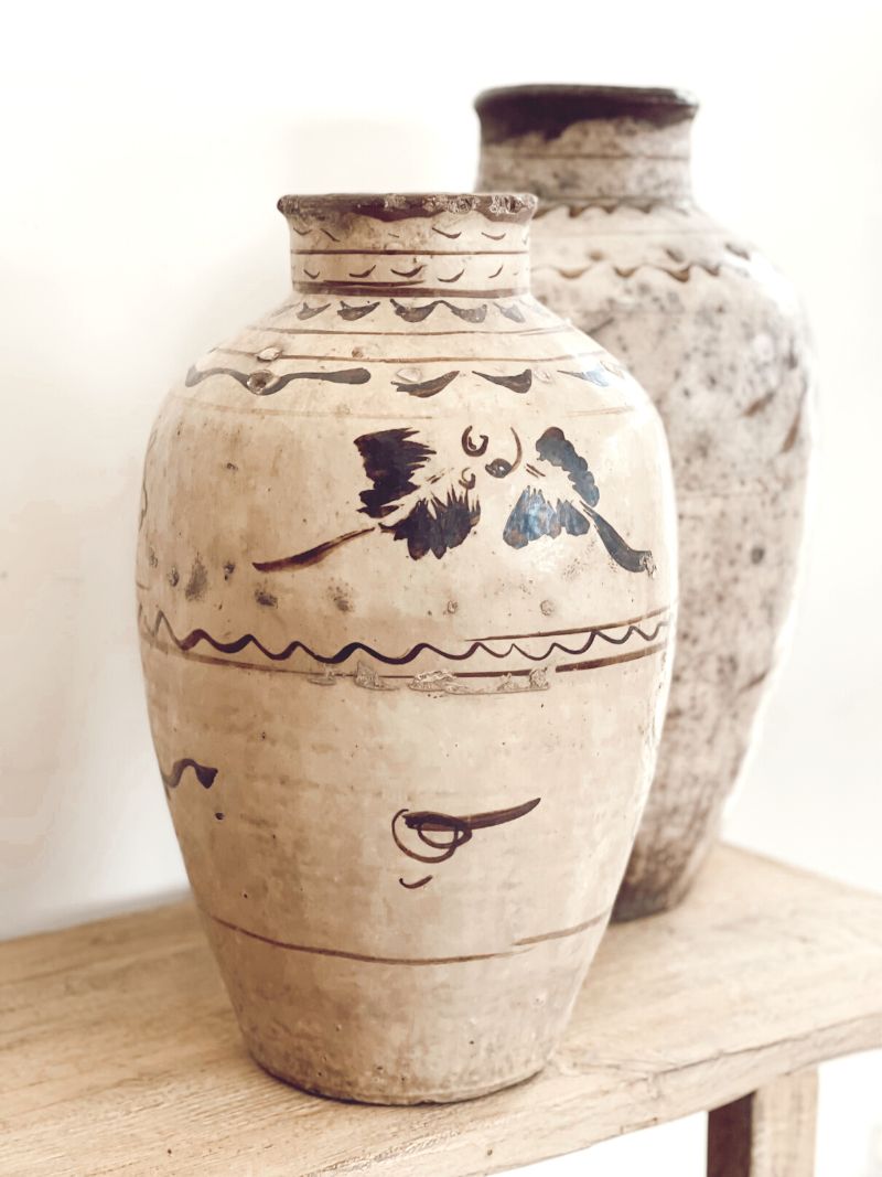 Antique Wine Jar - Barefoot Gypsy Homewares