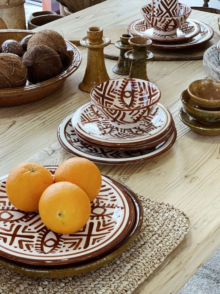 Fez Bowl | Brown - Barefoot Gypsy Homewares