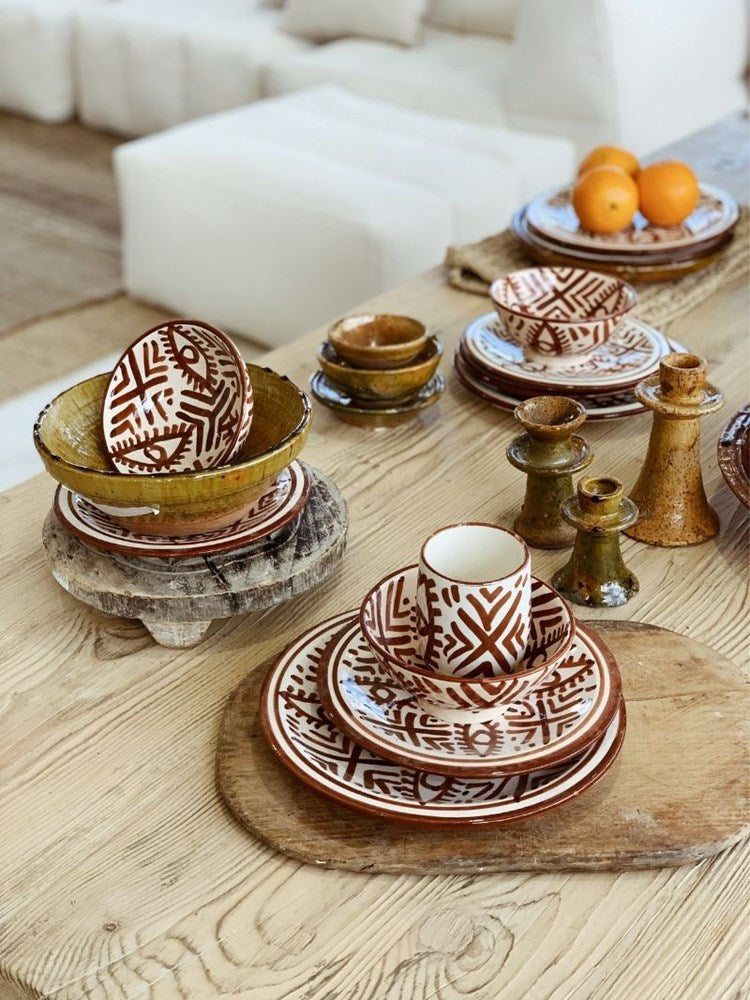 Fez Bowl | Brown - Barefoot Gypsy Homewares