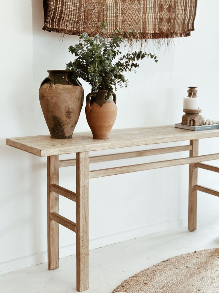 Harlow | Elm Console Table - Barefoot Gypsy Homewares