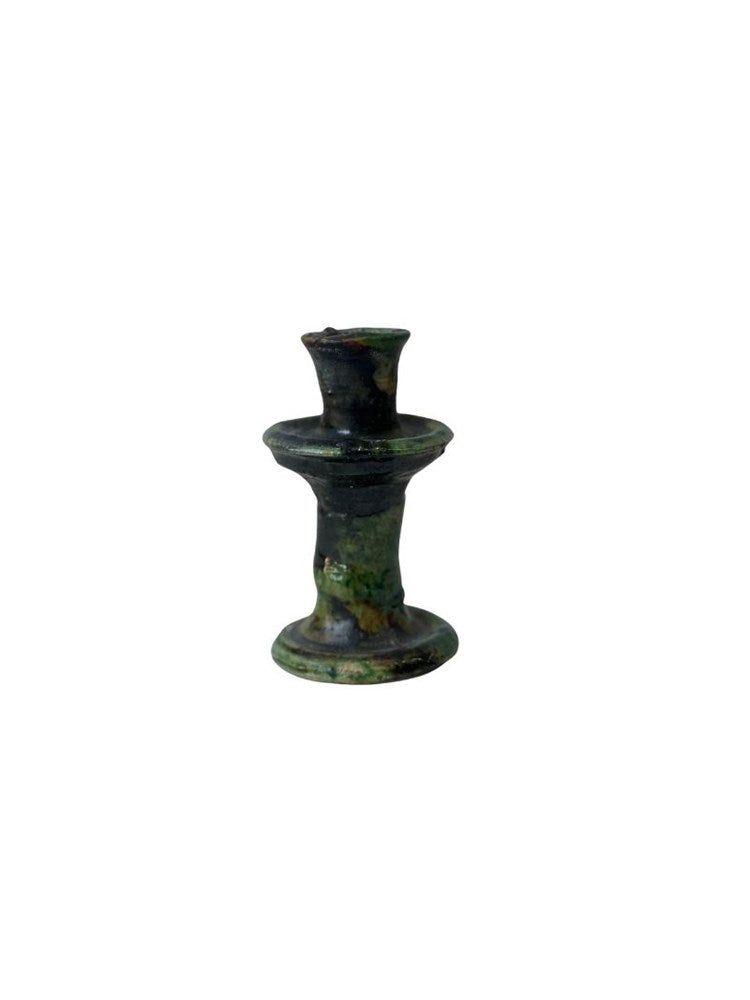 Tamegroute Candle Holder Medium | Green - Barefoot Gypsy Homewares