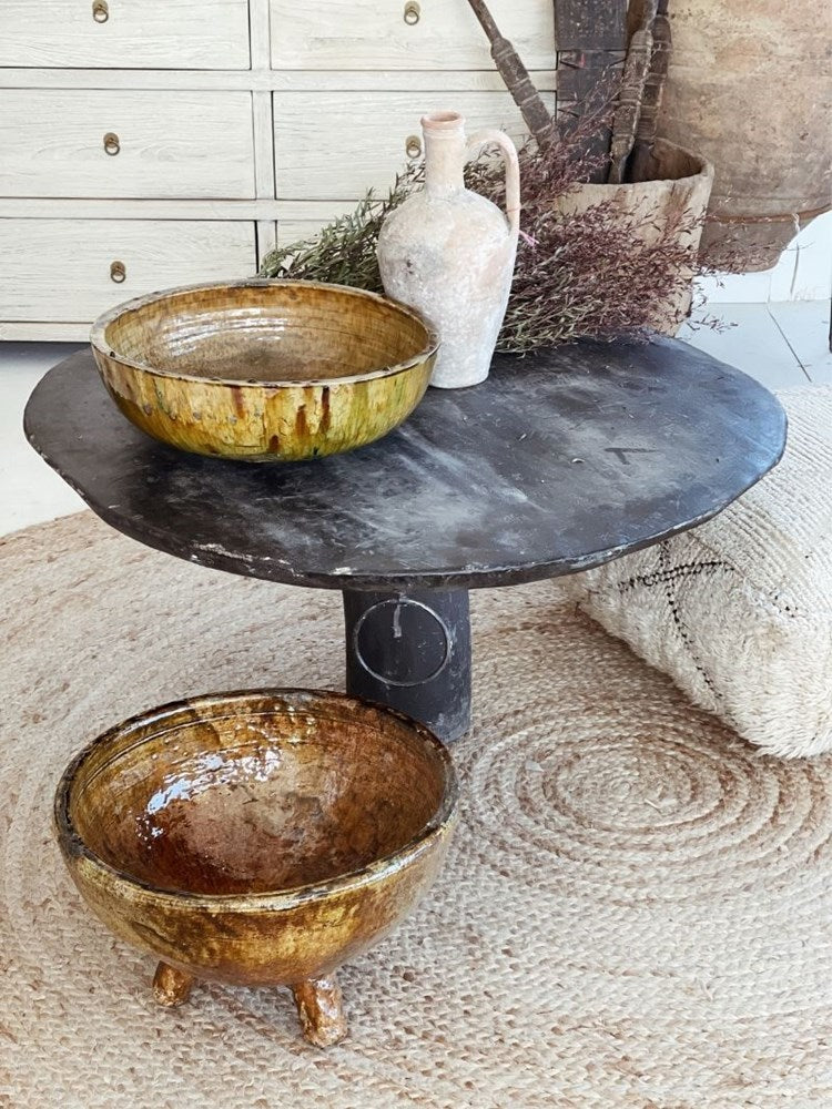 Tamegroute Extra Large Bowl | Yellow - Barefoot Gypsy Homewares