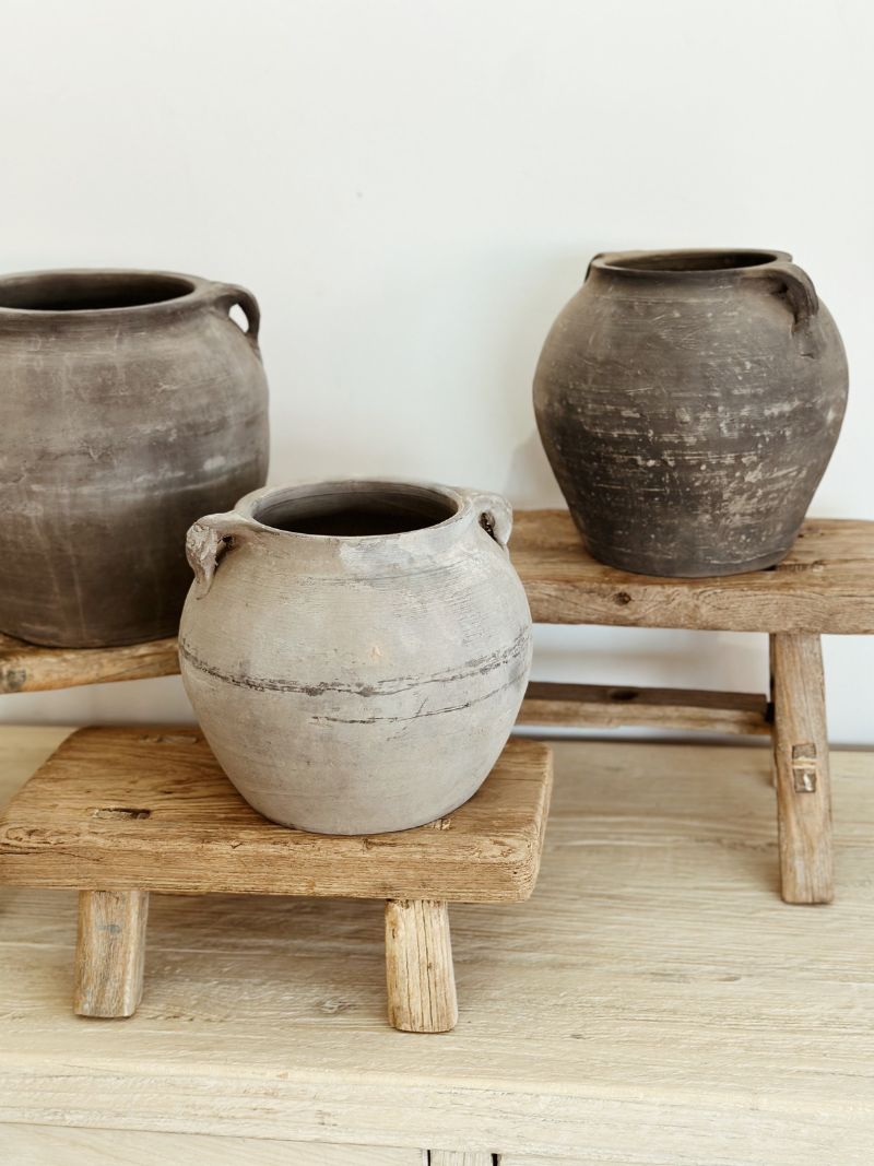 Batara | Antique Shanxi Pot - Small - Barefoot Gypsy Homewares