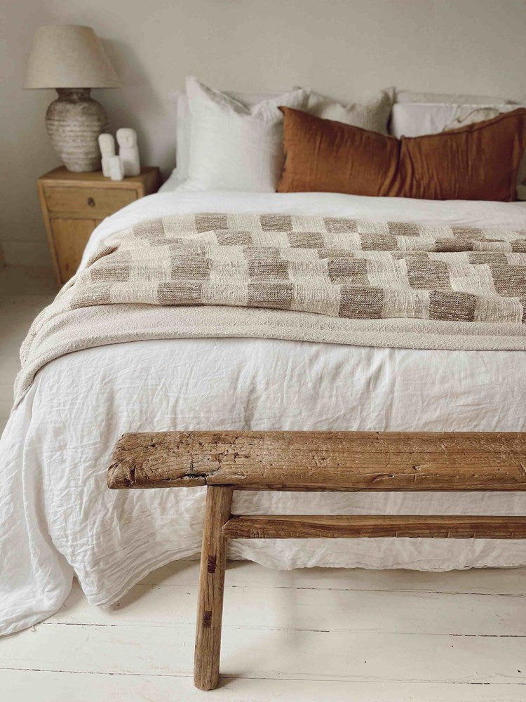 Lulu | Skinny Elm Bench - Barefoot Gypsy Homewares