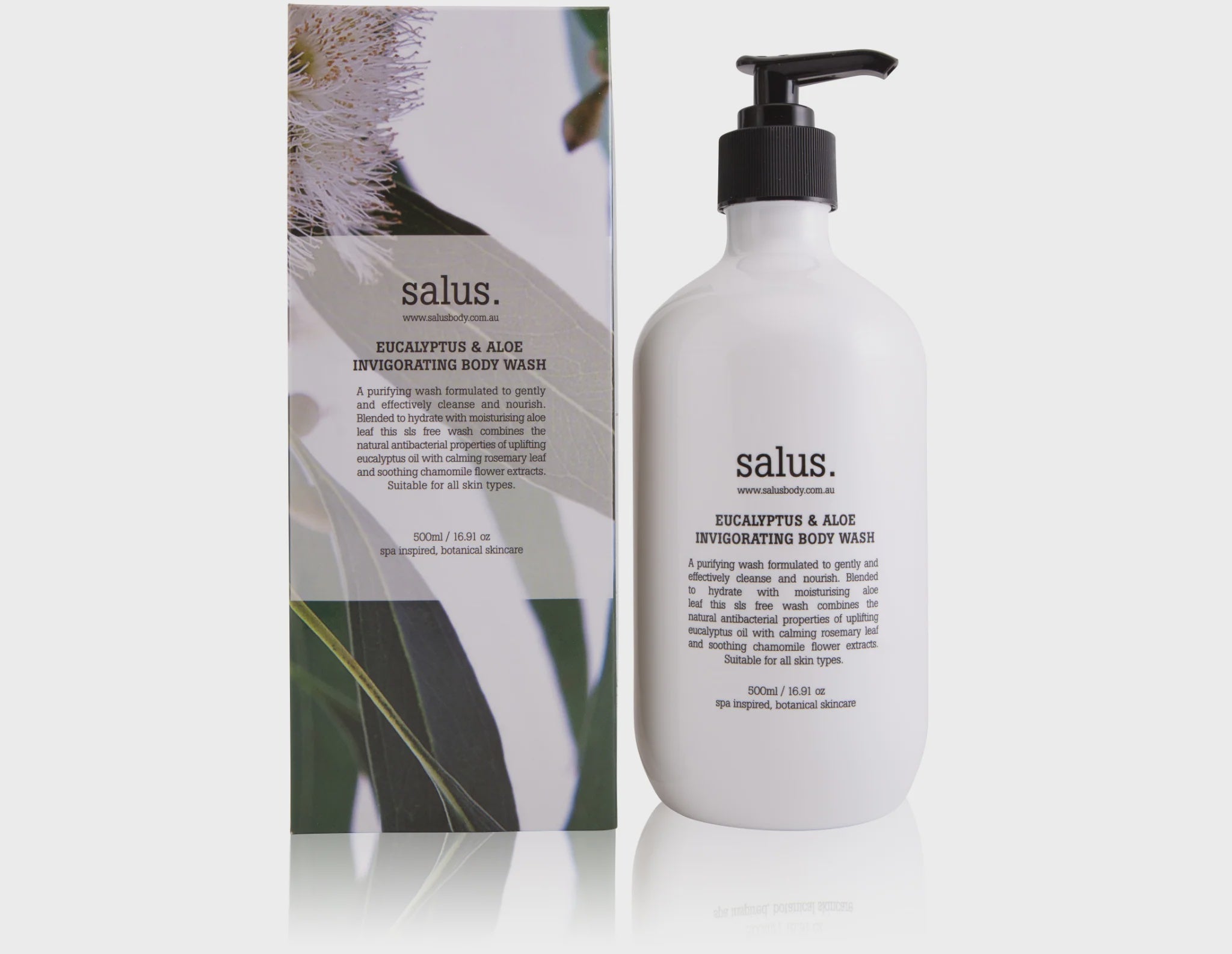 Salus Eucalyptus and Aloe Invigorating Body Wash - Product Image