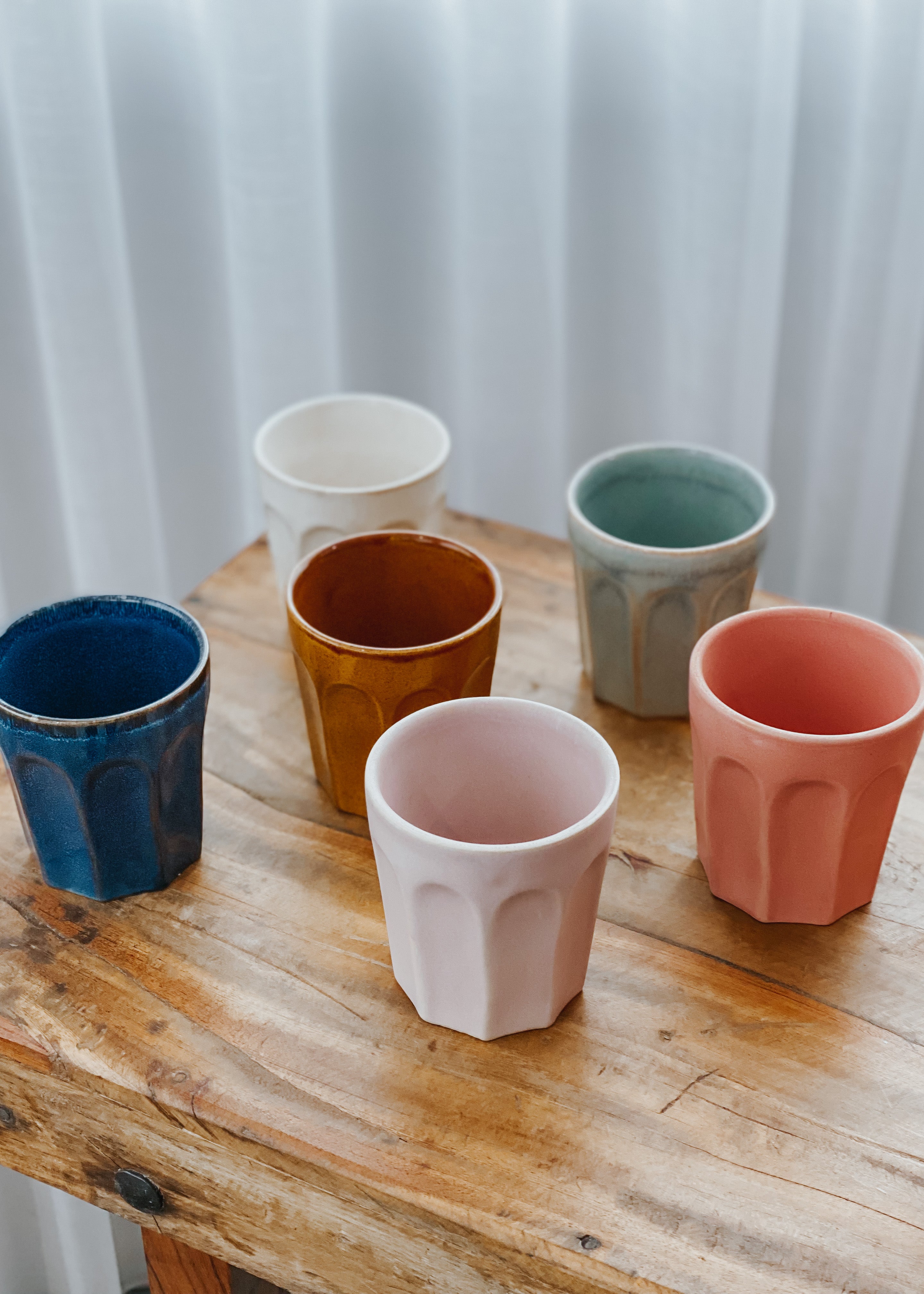 Ritual Ceramic Latte Cup - Clay Pink - Product Image