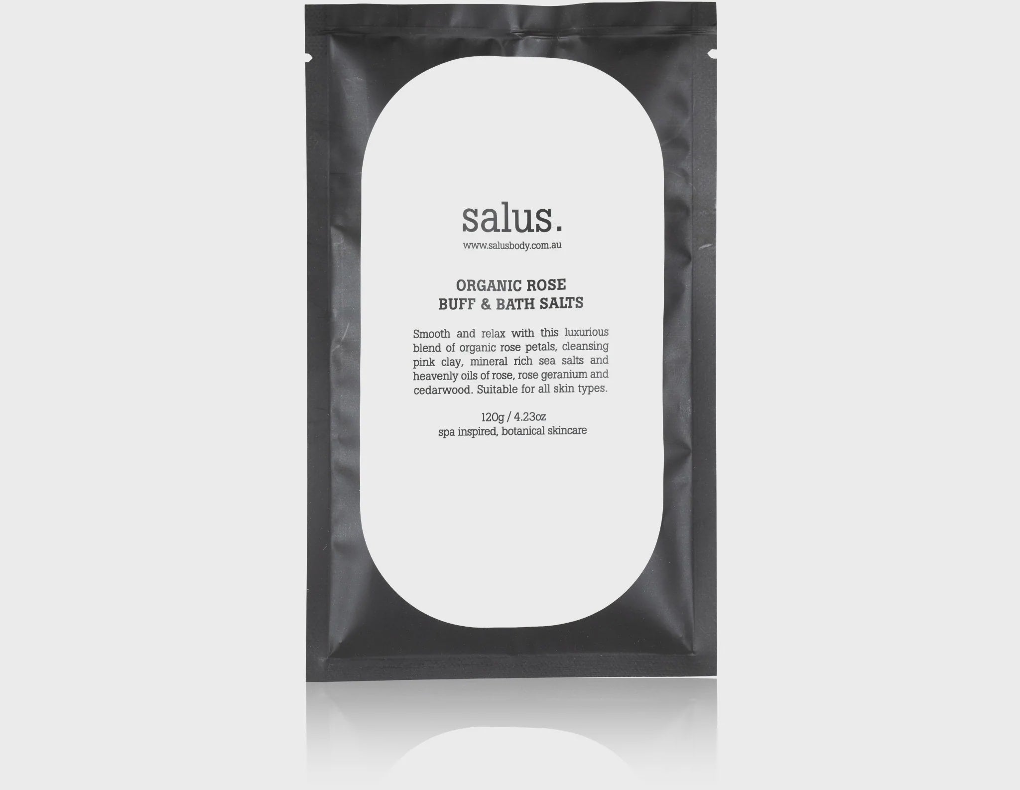 Organic Rose Buff and Bath Salts - Product Image