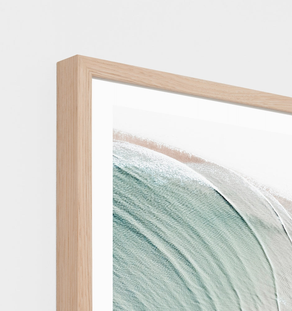 Aerial Seascape Framed Print - Product Image