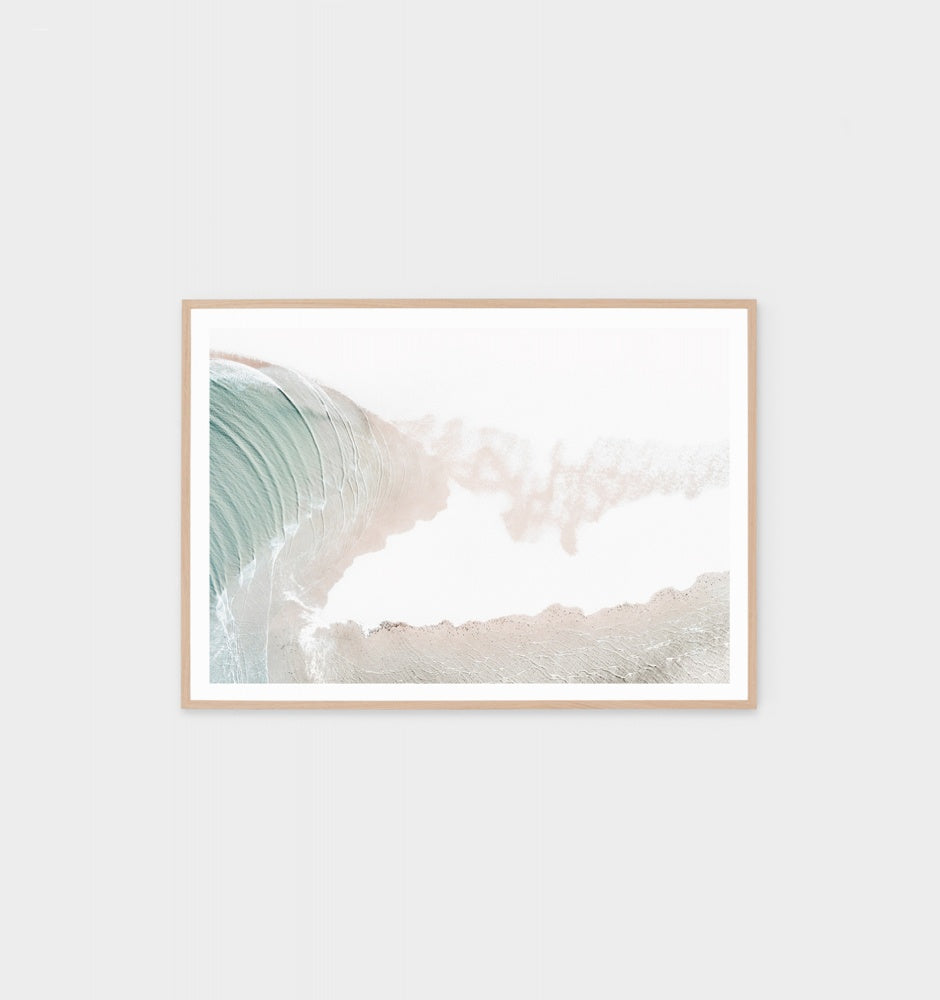 Aerial Seascape Framed Print - Product Image