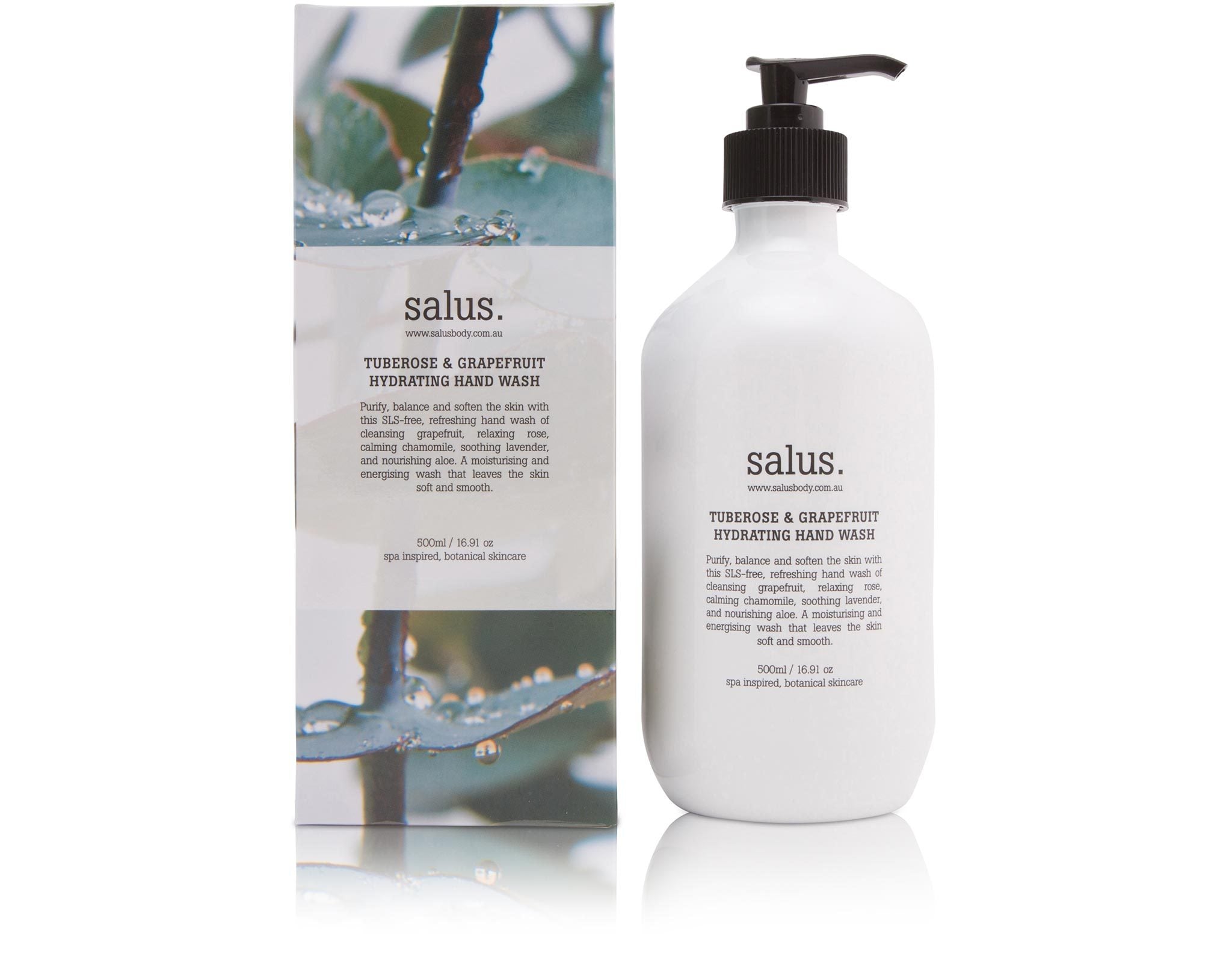 Salus Tuberose + Grapefruit Hydrating Hand Wash 500ml - Product Image