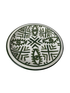 Fez Large Plate | Green - Barefoot Gypsy Homewares