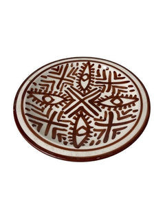 Fez Large Plate | Brown - Barefoot Gypsy Homewares