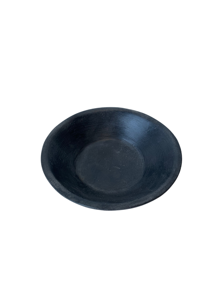 Indian Marble Bowl | Black - Barefoot Gypsy Homewares