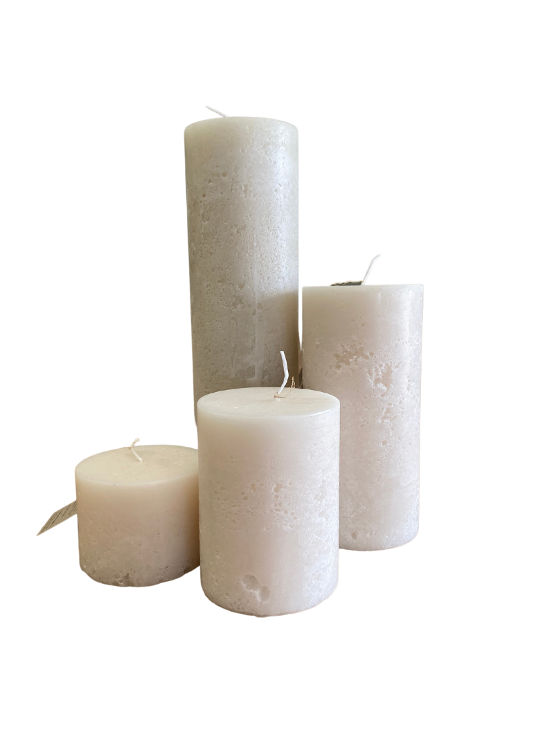 Chapel Candle - Ivory - Barefoot Gypsy Homewares