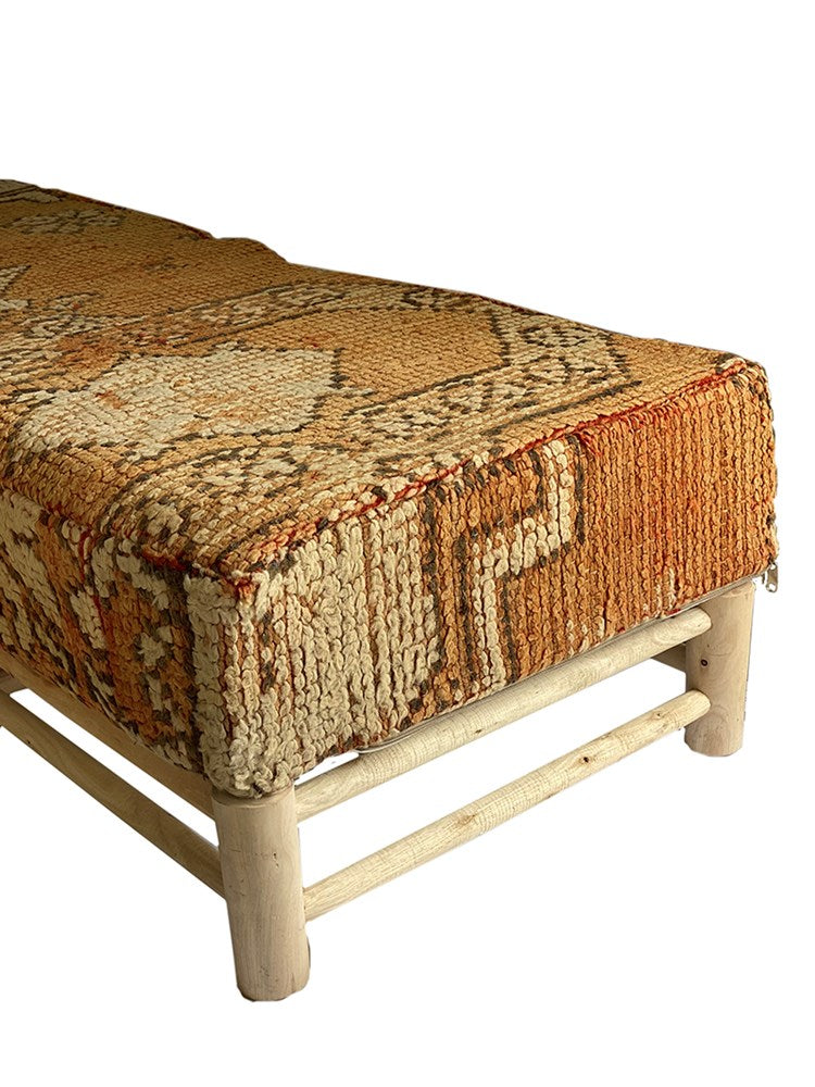 Daybed with Vintage Rug 13 - Barefoot Gypsy Homewares