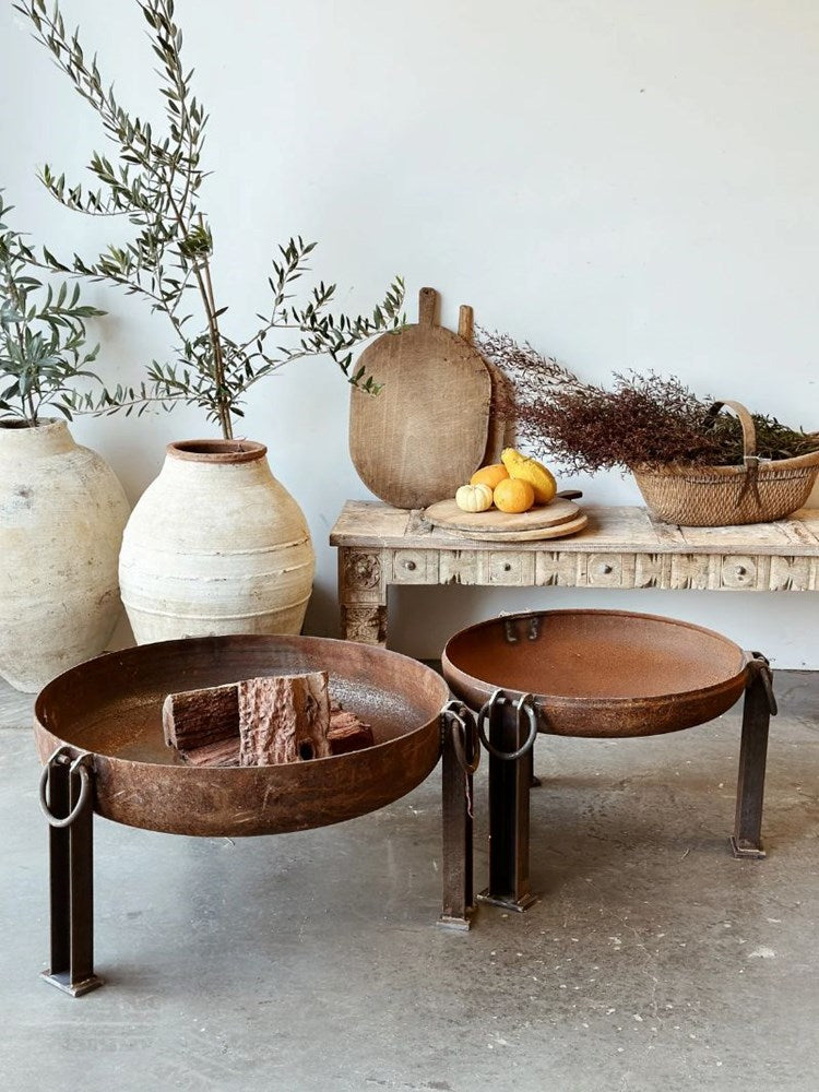 Iron Fire Pit - Barefoot Gypsy Homewares