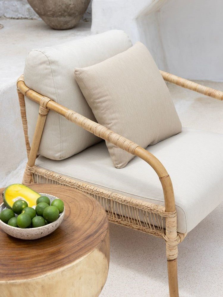 Luni Occasional Chair | Natural - Barefoot Gypsy Homewares