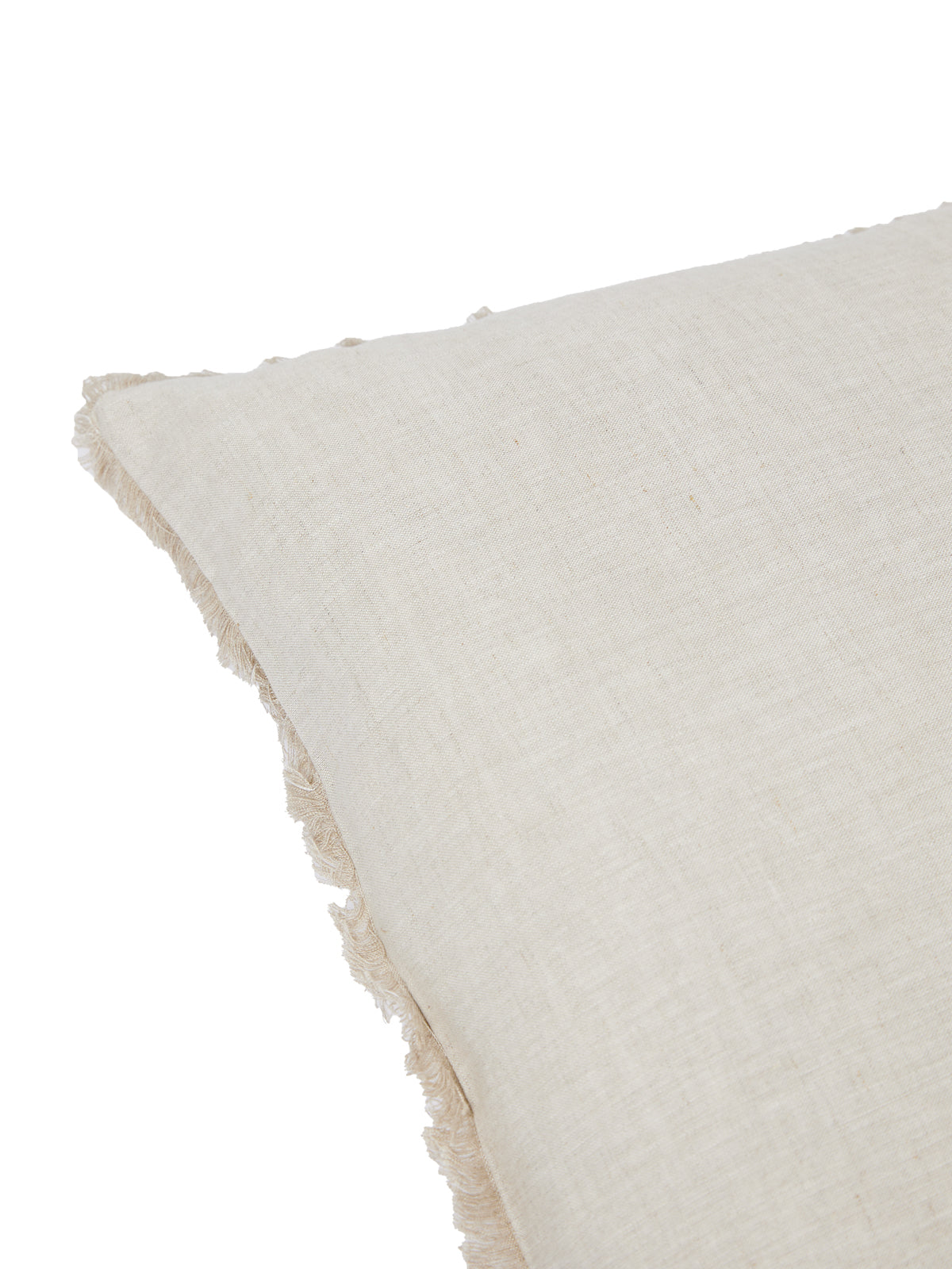 Sama | 50cm Fringe Cushion - Oat - Barefoot Gypsy Homewares