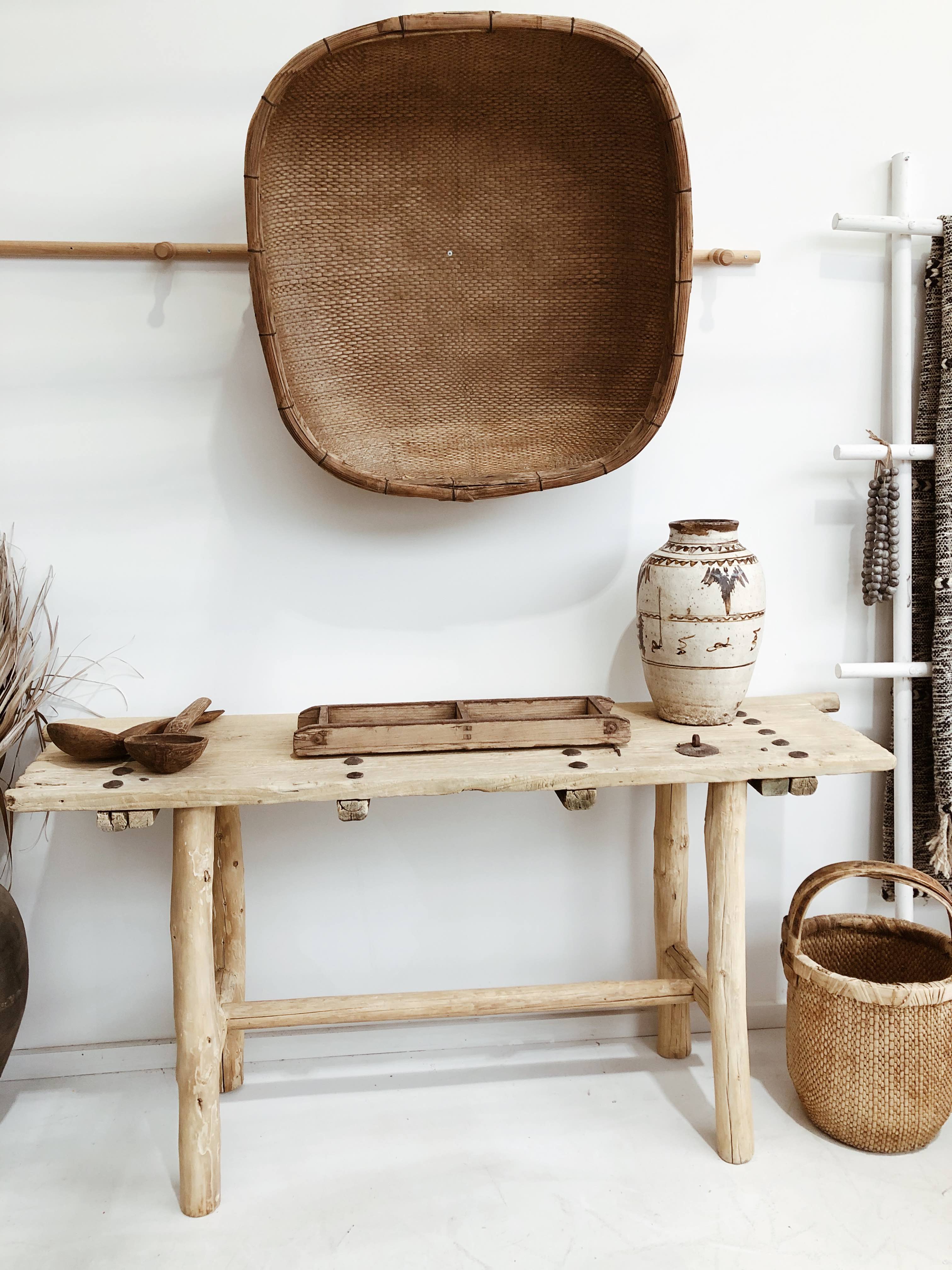 Tula | Console Table with Hardware - Barefoot Gypsy Homewares
