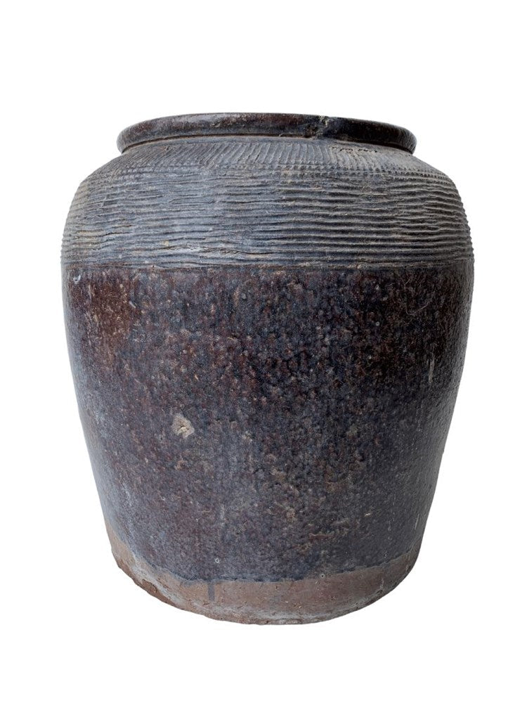 Old Ceramic Pot | Large - Barefoot Gypsy Homewares