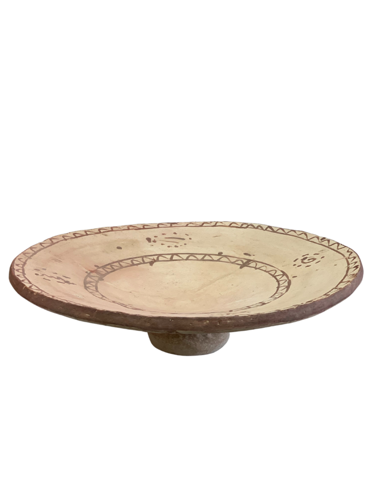 Moroccan Rif Plate - Large - Barefoot Gypsy Homewares
