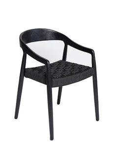 Tahini Dining Chair | Black - Barefoot Gypsy Homewares
