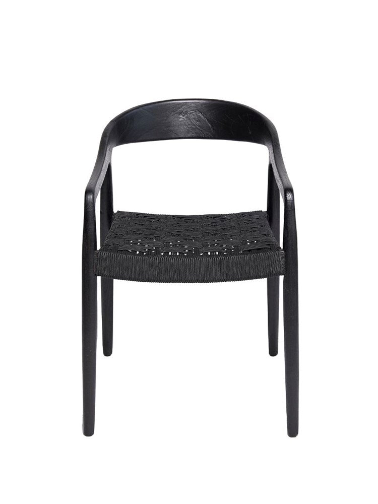 Tahini Dining Chair | Black - Barefoot Gypsy Homewares