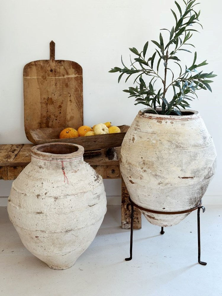 Turkish Pot White | 17 - Barefoot Gypsy Homewares