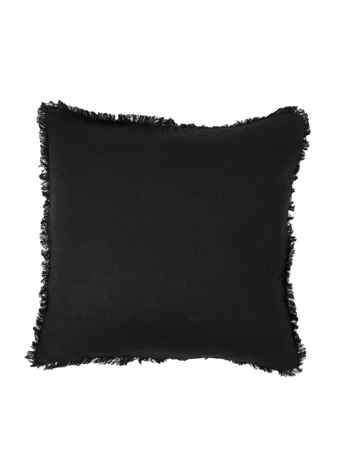 Sama | 50cm Fringe Cushion - Ink - Barefoot Gypsy Homewares